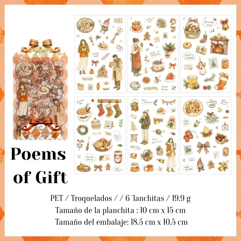 Stickers PET "Navidad de Cuento"