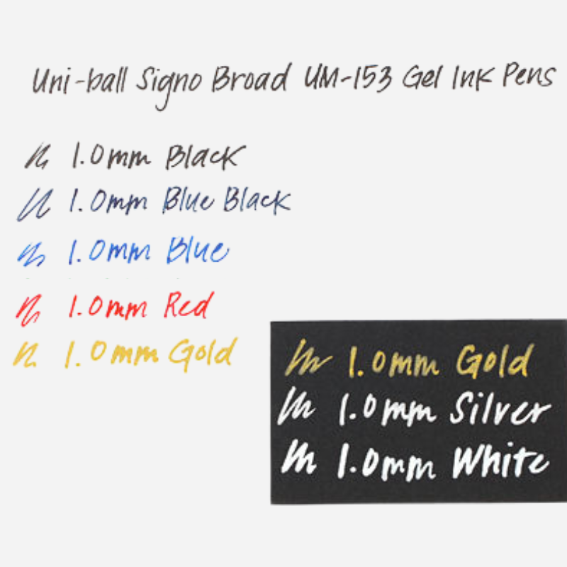 Uni-ball Signo Broad UM-153 · Lapicero Gel 1.0 mm