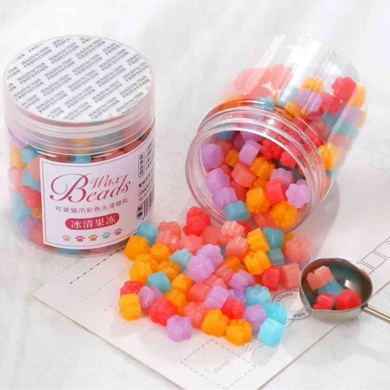 Pote 180 Pastillas de Lacre "Patitas"