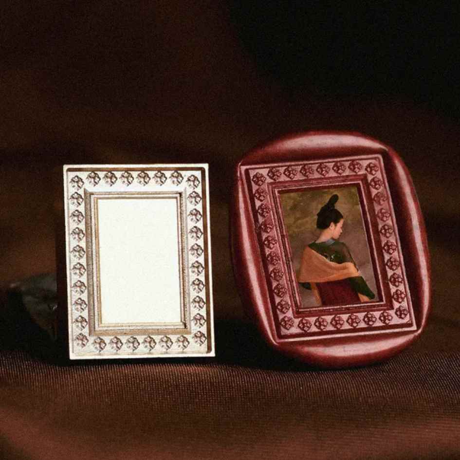 Sello de Bronce 3D para Lacre "Marco para Retratos"