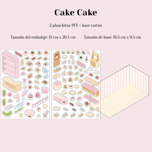 Armables 3D “🍰☕ Tienditas de Dulces"