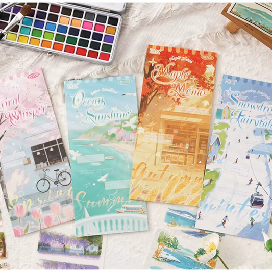 Libro de Stickers PET "Estaciones"