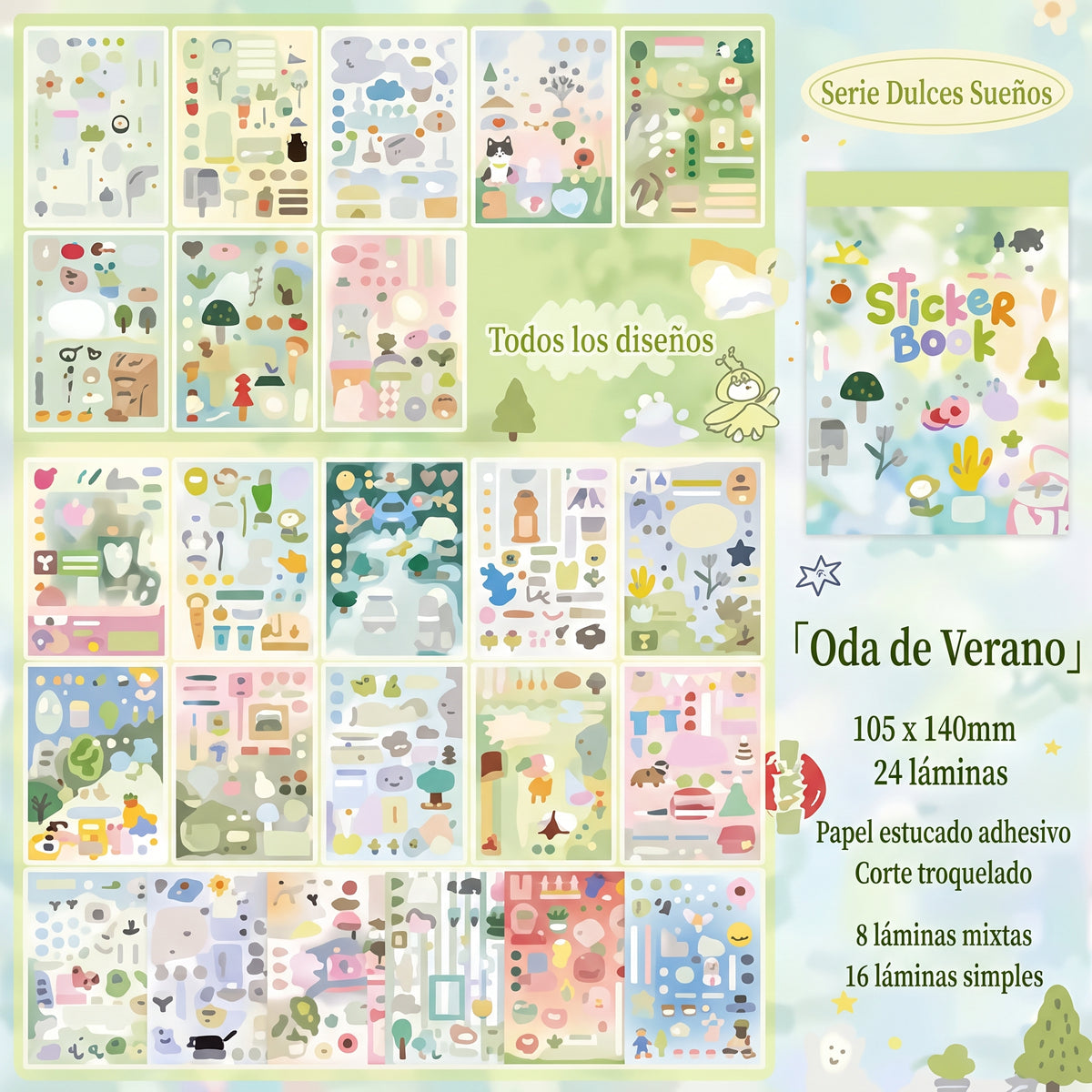 Libro de Stickers "Sueño Ligero"