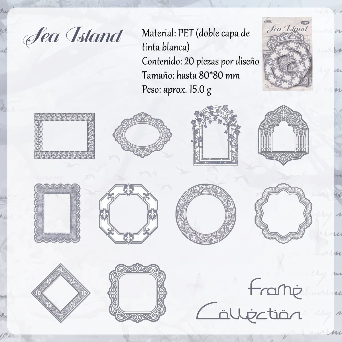Stickers PET "Frame Collection"