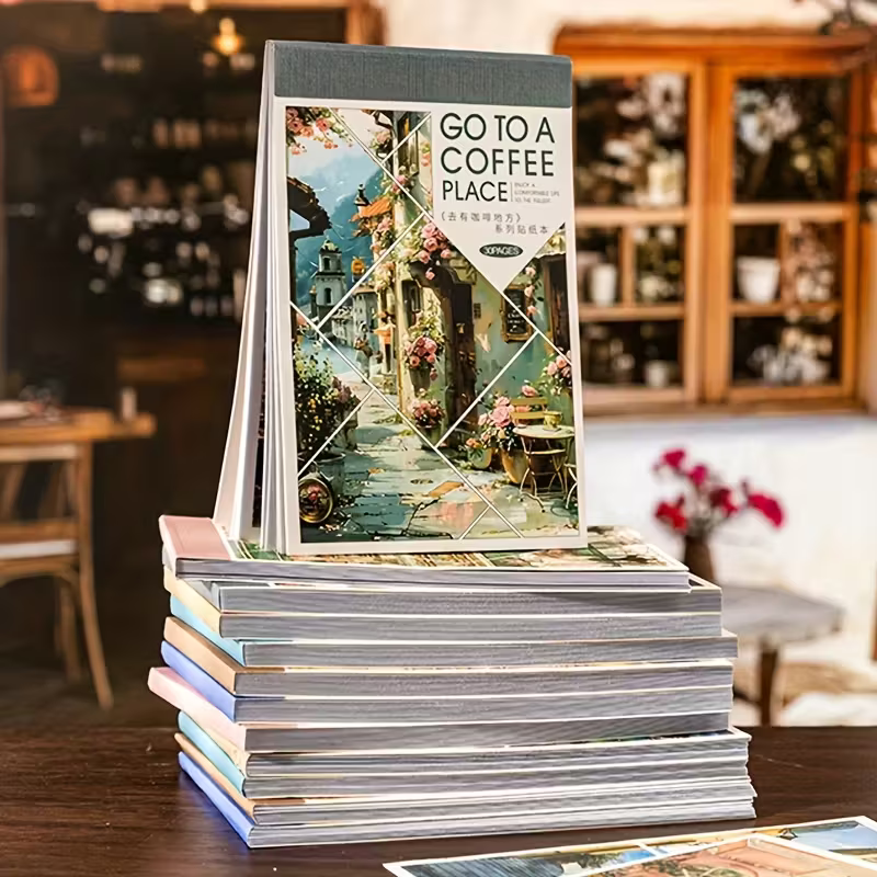 Libros de Stickers "Go to a Coffee Place"