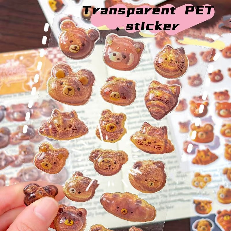 Stickers 3D "Pancitos de Animalitos"