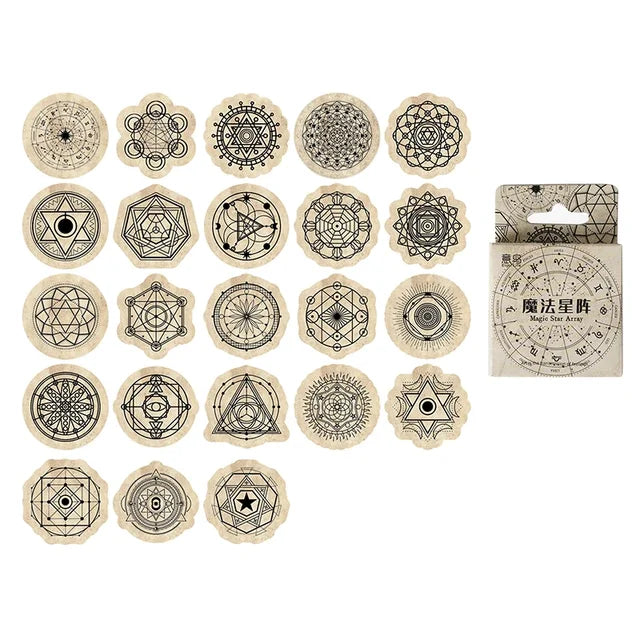 Cajita de 46 Stickers "Magic Star Array”
