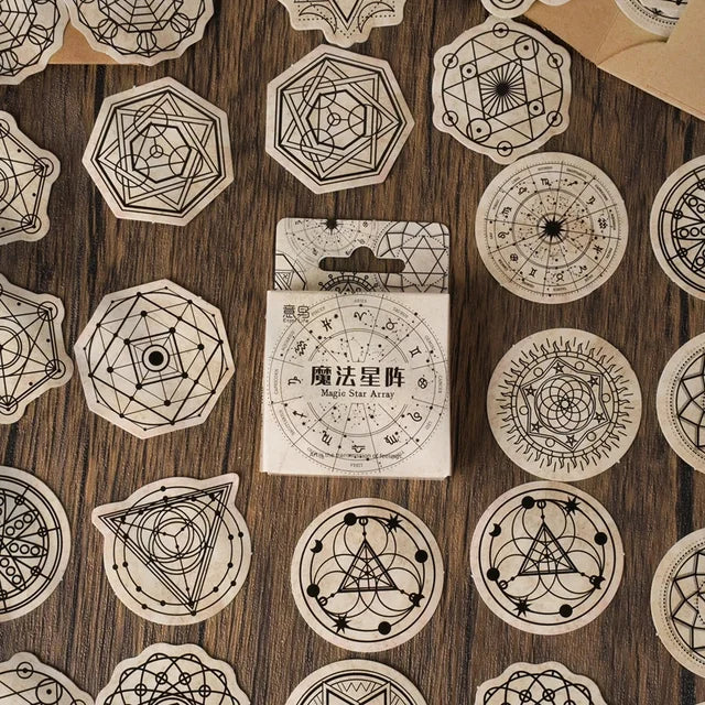 Cajita de 46 Stickers "Magic Star Array”