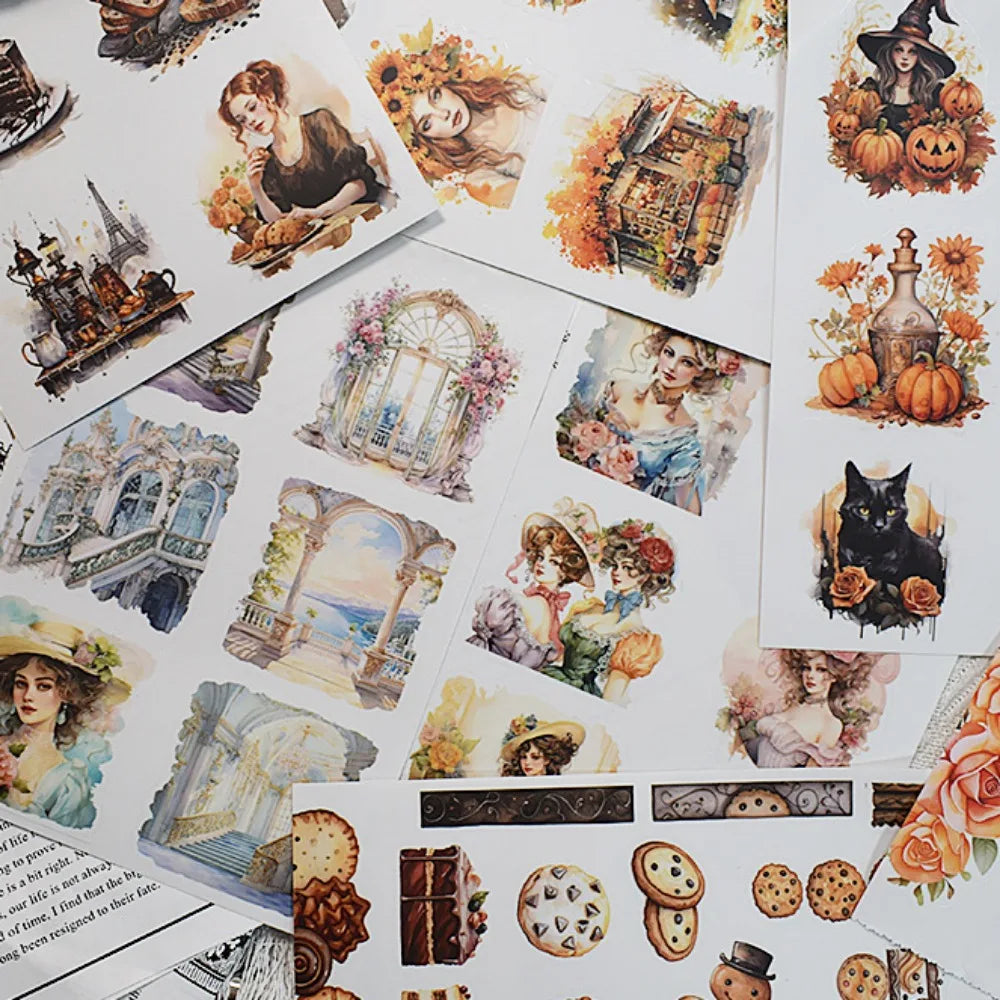 Libro de Stickers "Personajes Vintage"