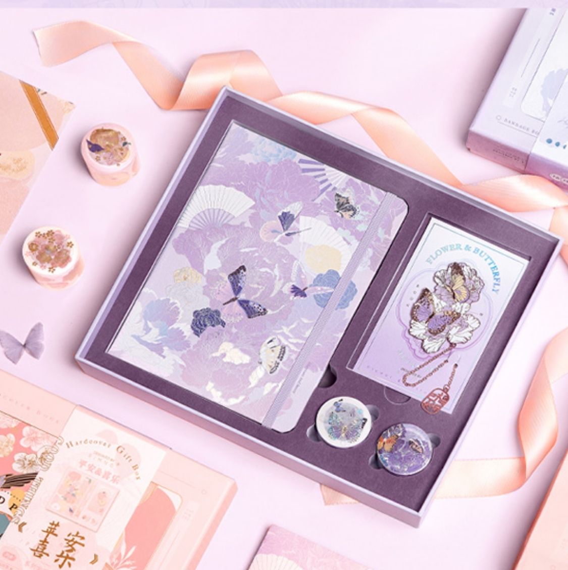 Caja de papelería "Butterfly Set"