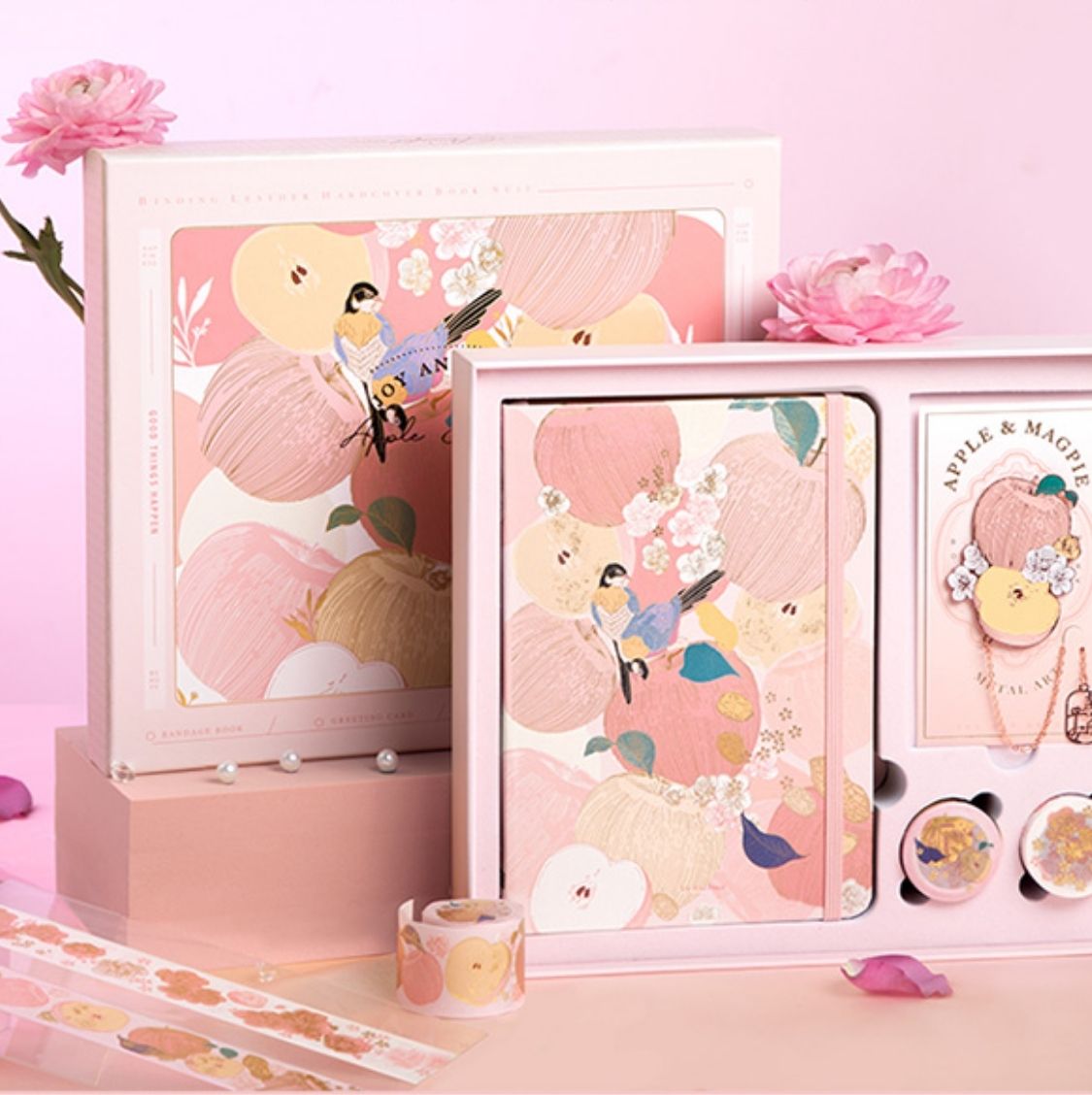 Caja de papelería "Apple Set"