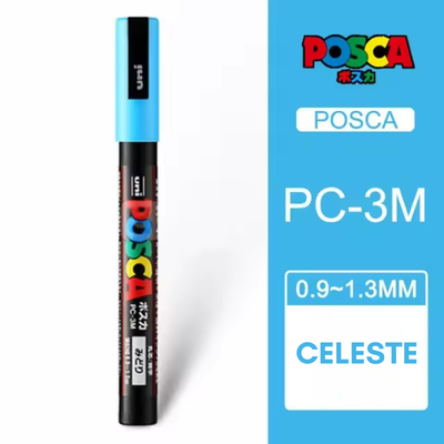 Marcador Posca 🇯🇵 PC-3M – CELESTE