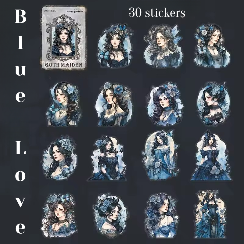 Stickers PET "Goth Maiden"