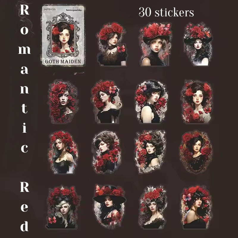 Stickers PET "Goth Maiden"