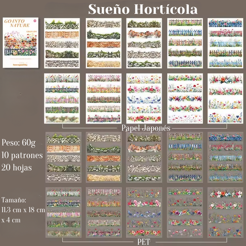 Libro de Stickers "Entering Nature"
