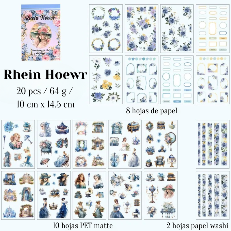 Libro de Stickers "Personajes Vintage 4"
