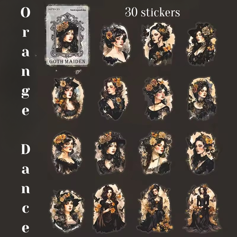 Stickers PET "Goth Maiden"