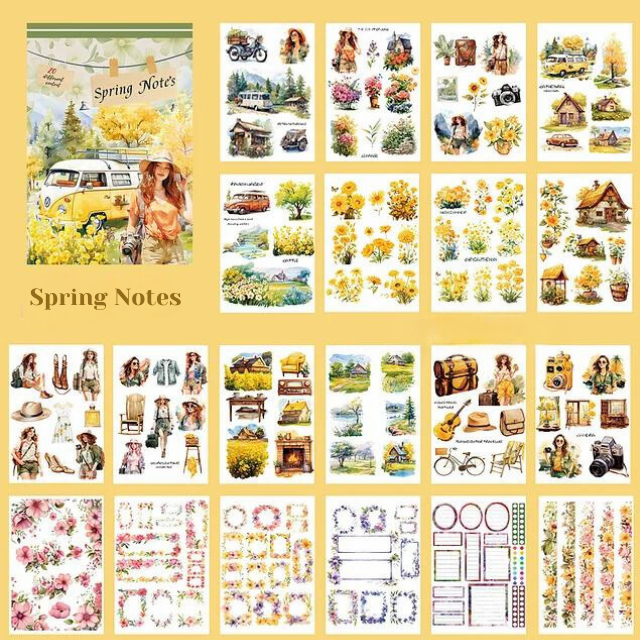 Libro de Stickers "Personajes Vintage 2"