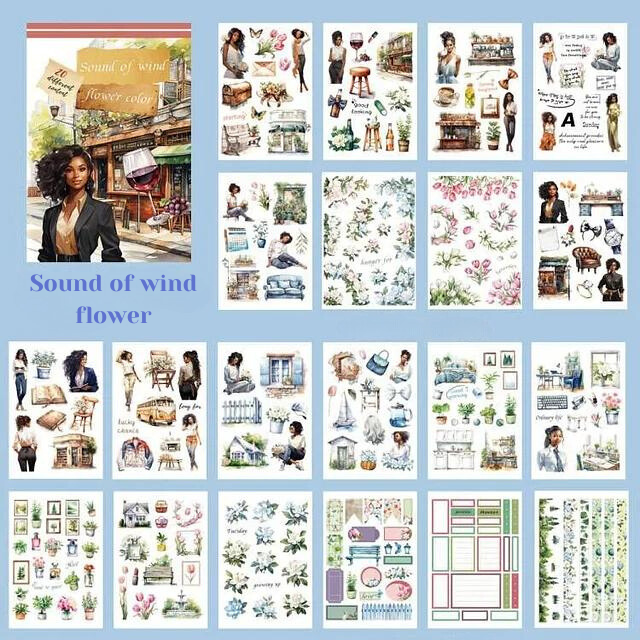 Libro de Stickers "Personajes Vintage 2"