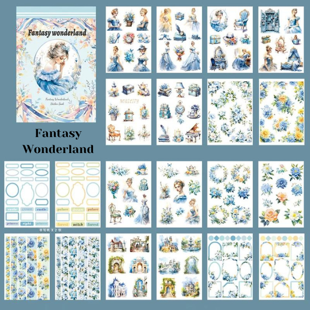 Libro de Stickers "Personajes Vintage"