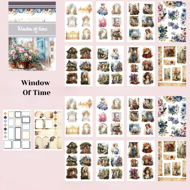 Libro de Stickers "Personajes Vintage"