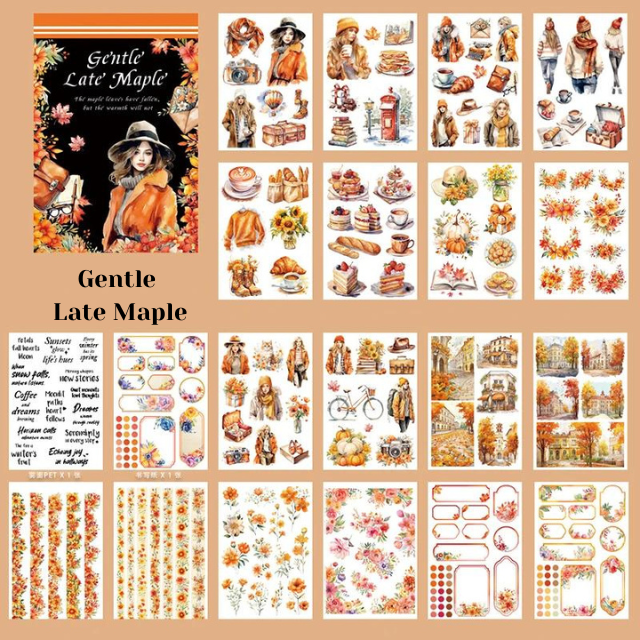 Libro de Stickers "Personajes Vintage"
