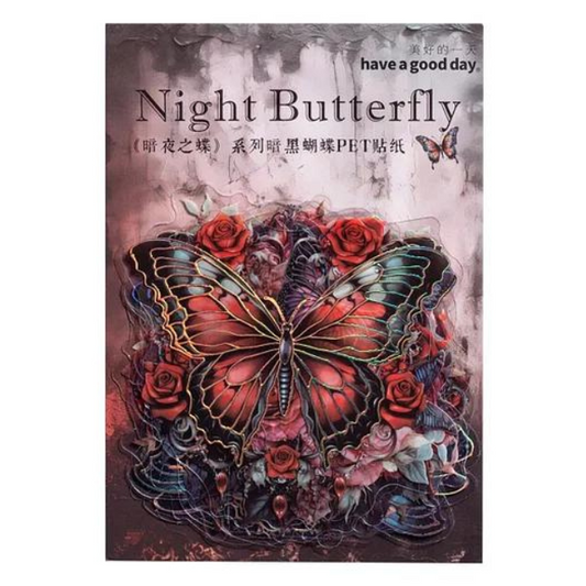 Stickers PET "Night Butterfly"