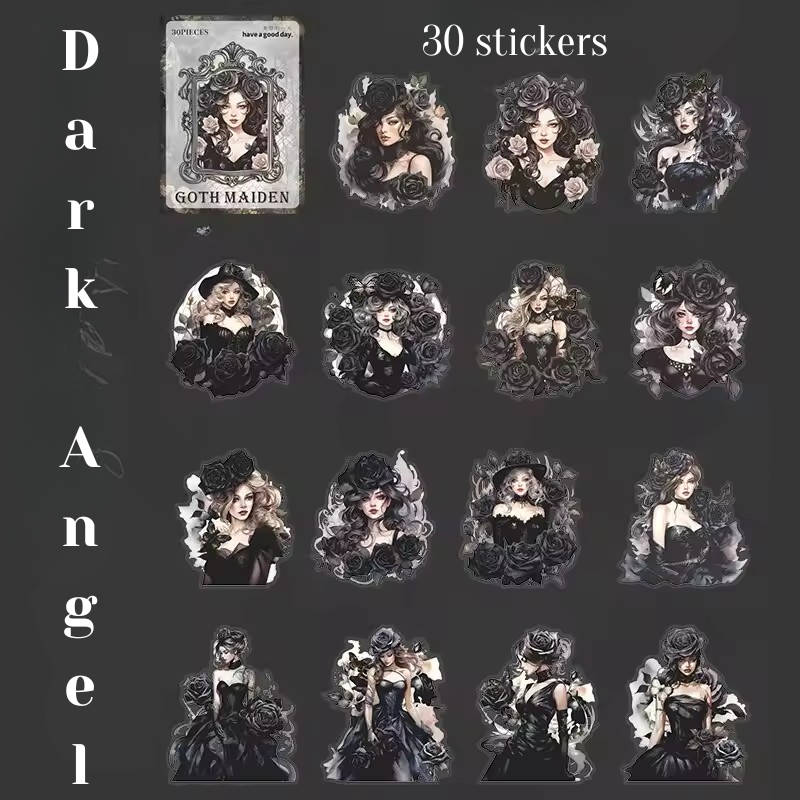 Stickers PET "Goth Maiden"