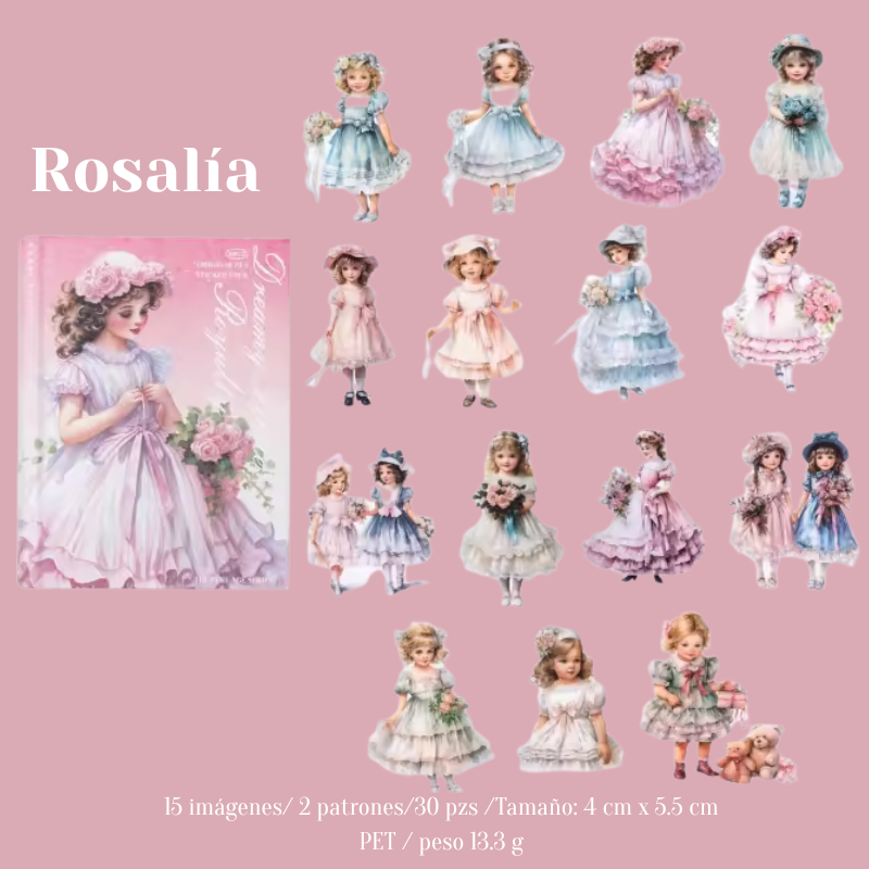 Stickers PET "Pequeños Recuerdos "