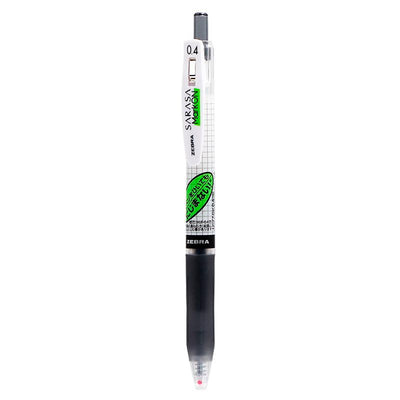 Zebra Sarasa Clip Mark On 0.4 mm · Lapicero Tinta Negra