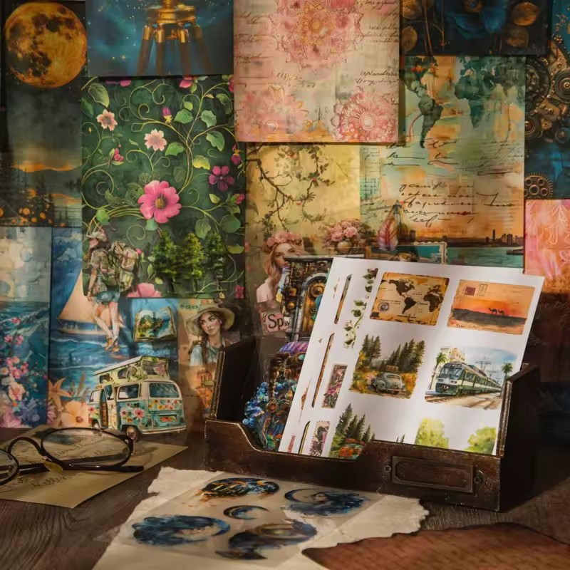 Papeles Decorativos "Retro Album"