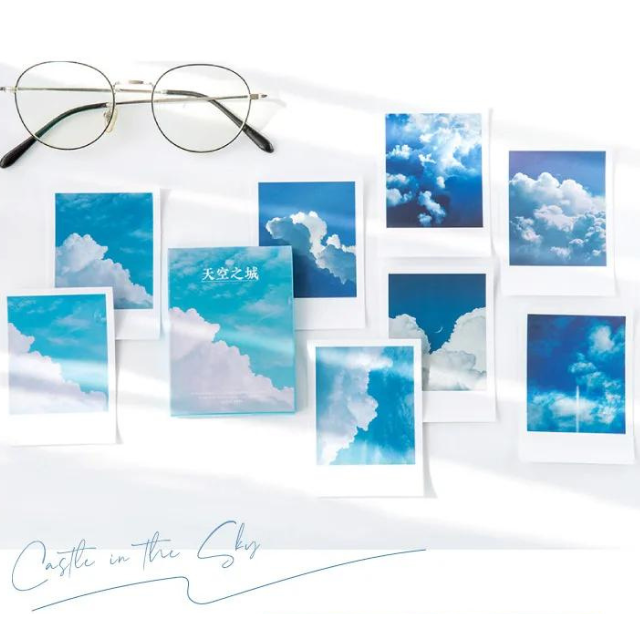 Cajita de 30 Stickers "Romantic Scenery”