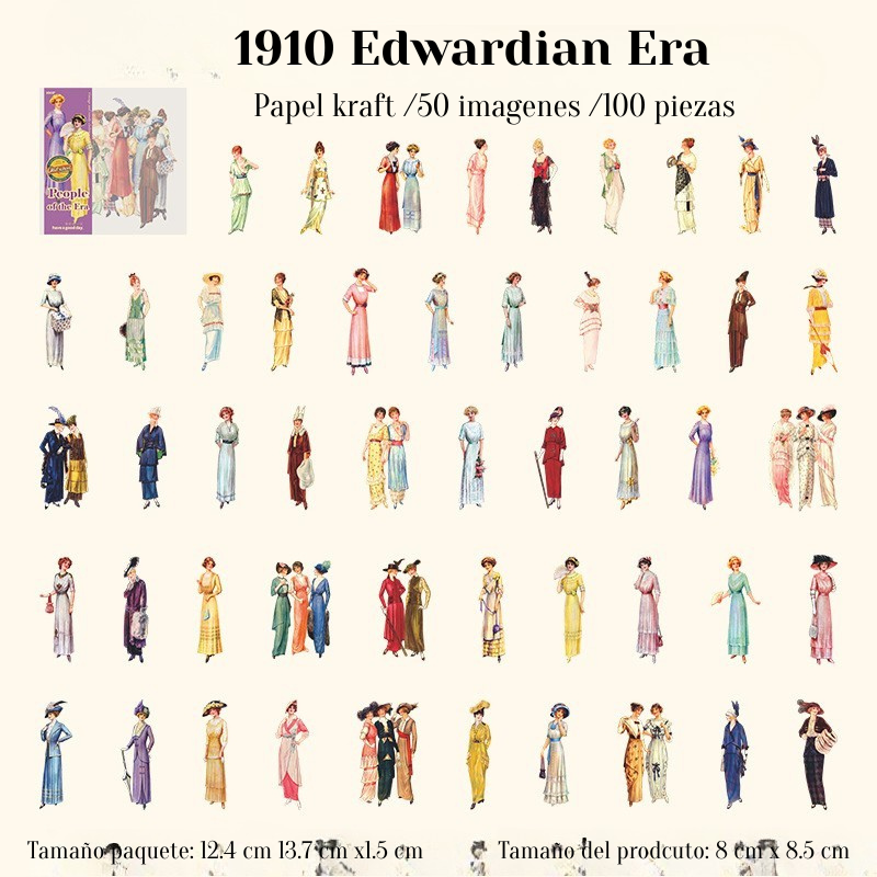 Adhesivos Troquelados "People Of The Era"