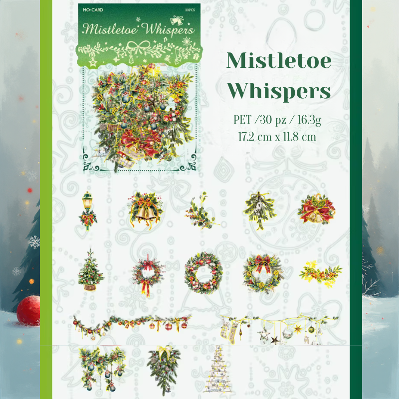 Stickers PET "Blanca Navidad "