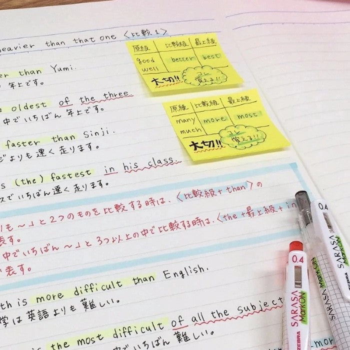 Sarasa Clip Mark On 0.5 mm, tinta azul