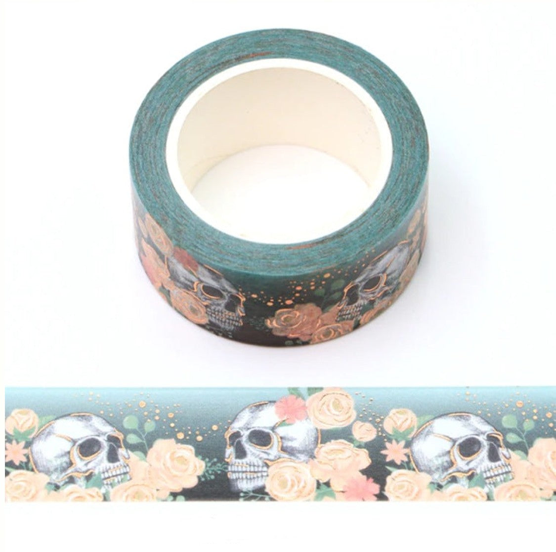 Cinta Washitape 20mmx10m "Belladonna” con foil bronce