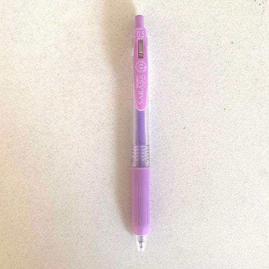Sarasa Clip Gel Pen 0.5mm, Milk Purple