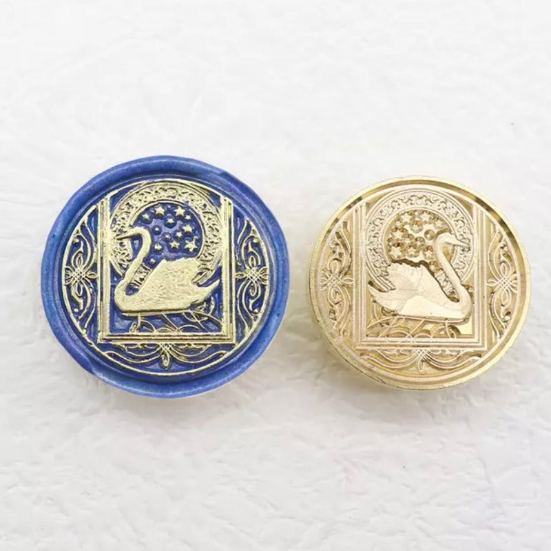 Sellos de bronce "Cisne"