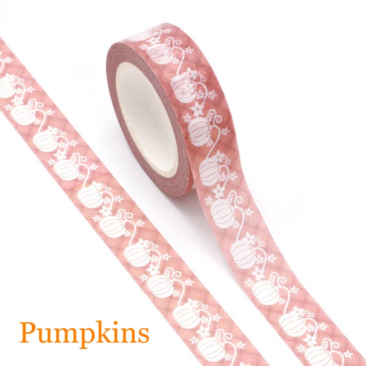 Cinta Washitape x 10m “Pumpkins”