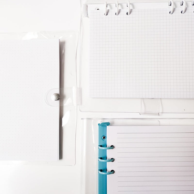 Hojas refill para BINDER CON HOJAS A5/A6, 120gsm (cuadriculadas, rayadas o puntos) (NO A LA VENTA)