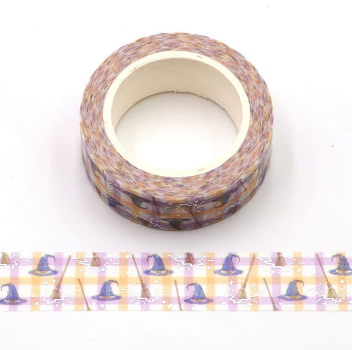 Cinta Washitape de 15mmx10m "Hocus Pocus", con foil holográfico