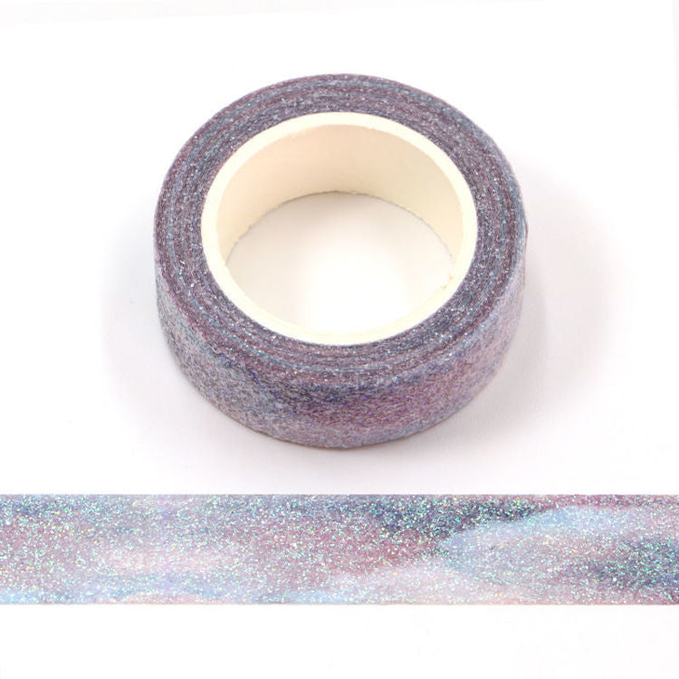 Cinta Washitape “Tie Dye Sparkle” con Glitter