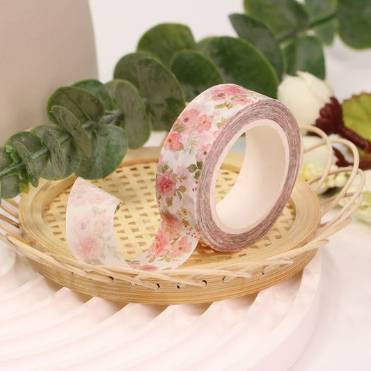 Cinta Washitape  “Watercolor Rose Pattern ”