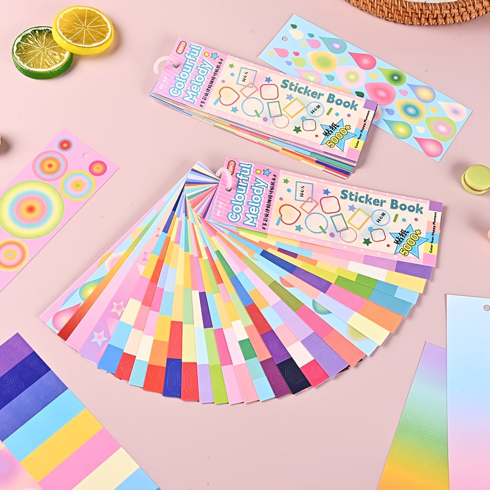 Libro de Stickers "Colourful Melody" · Marcos de Colores