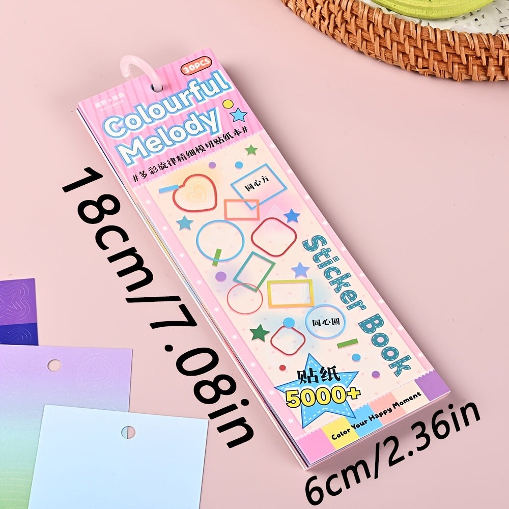 Libro de Stickers "Colourful Melody" · Marcos de Colores