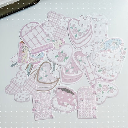 Papel para notas "Jardín de rosas"
