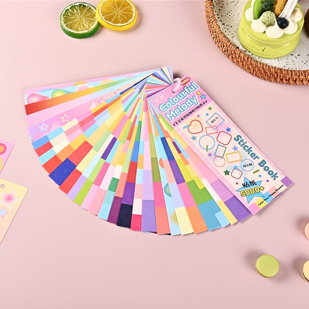 Libro de Stickers "Colourful Melody" · Marcos de Colores