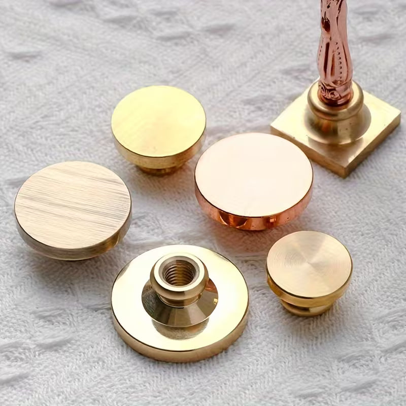 Sello de Bronce 3D "Circulo Liso"