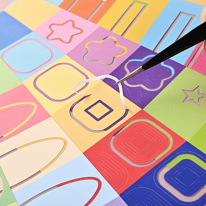 Libro de Stickers "Colourful Melody" · Marcos de Colores