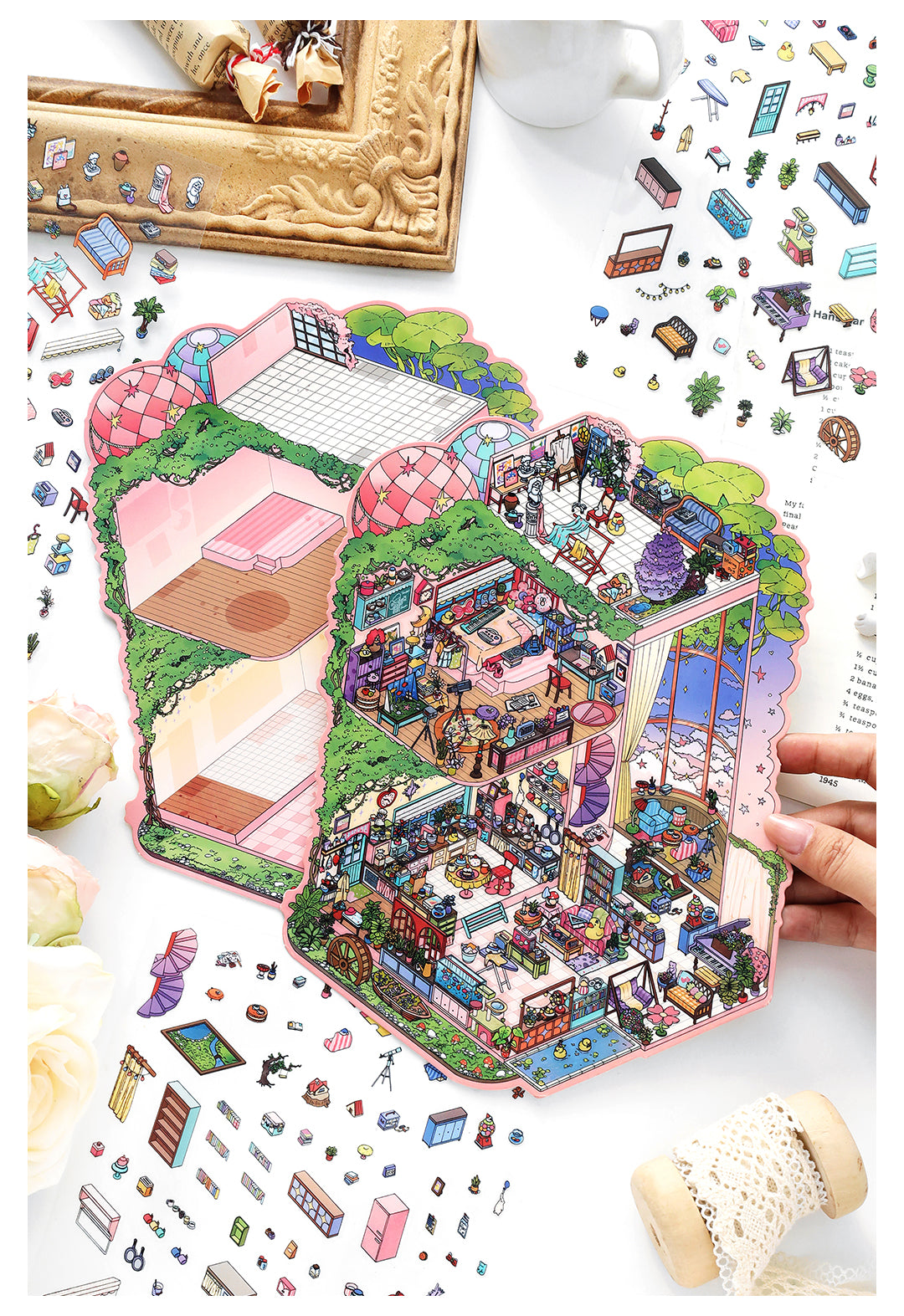 🏰✨ Armable 3D “Castillo y Refugio”